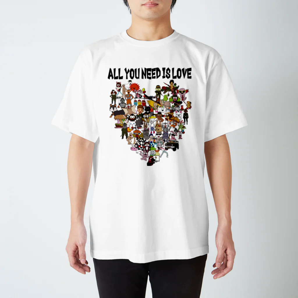 ハイジのキャンプのall you need is love スタンダードTシャツ