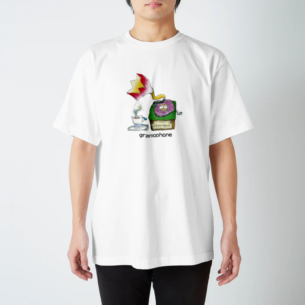 くるくるドーナツのgramophone スタンダードTシャツ