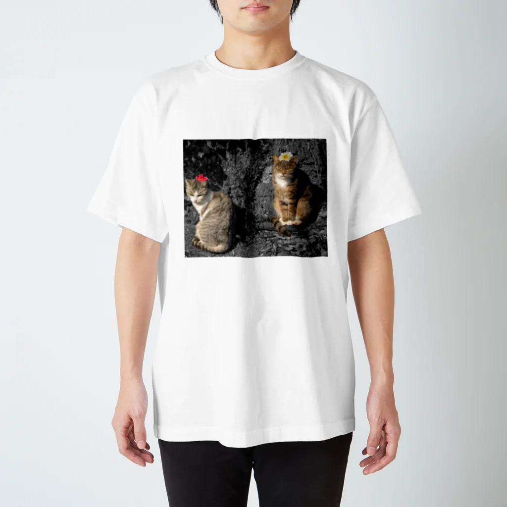 uco のFlower &  Cat スタンダードTシャツ