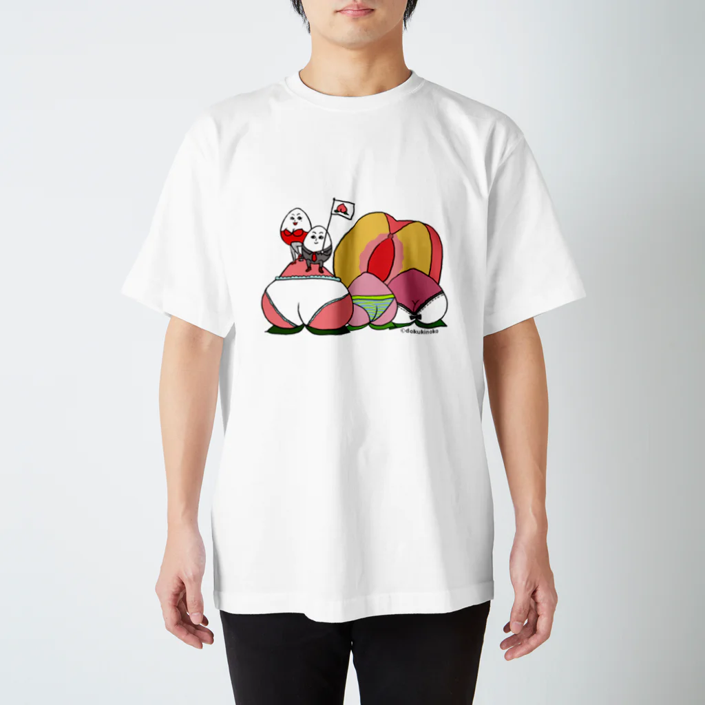 dokukinoko1000のセクシーピーチ スタンダードTシャツ