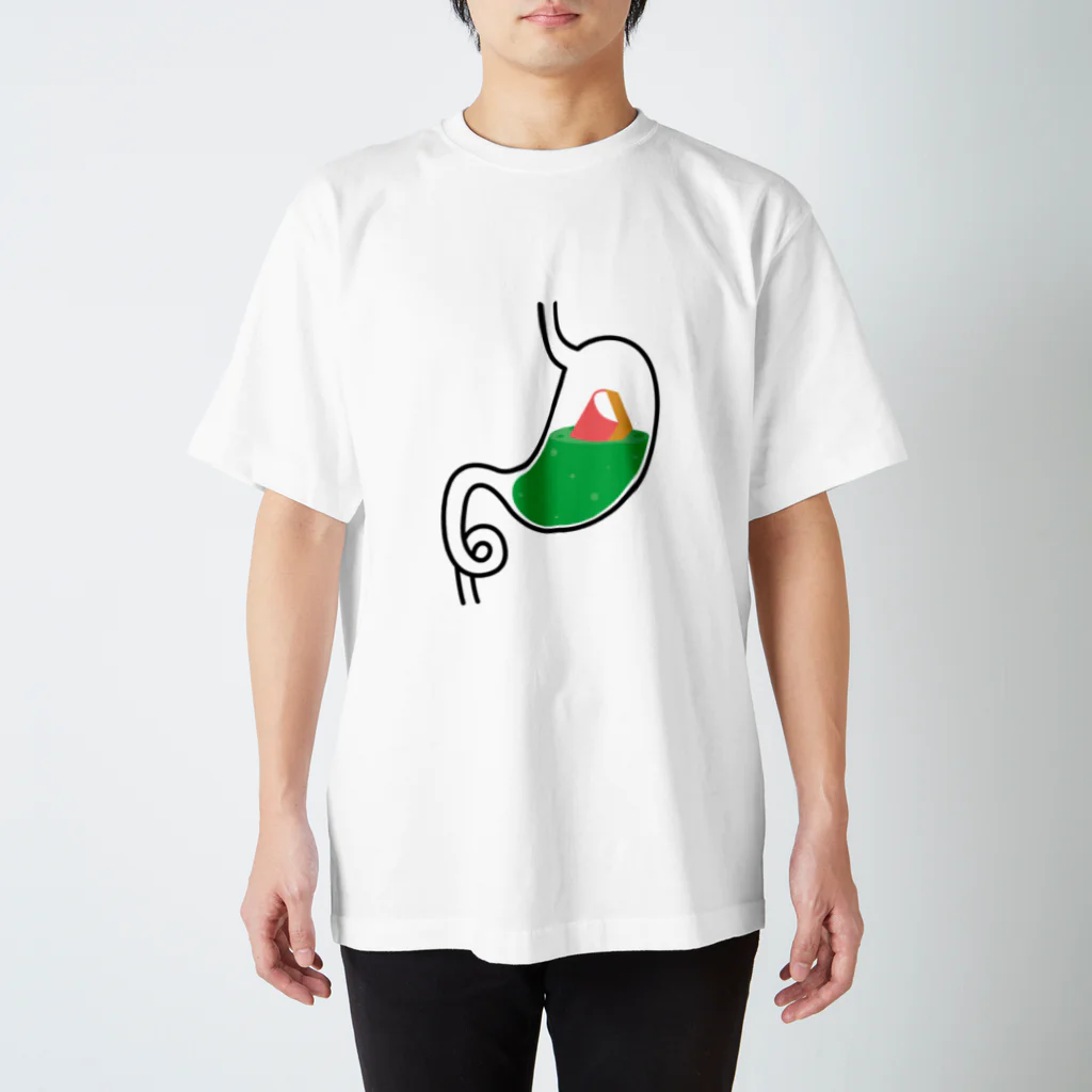 PokuStarのかまぼこ食べた スタンダードTシャツ