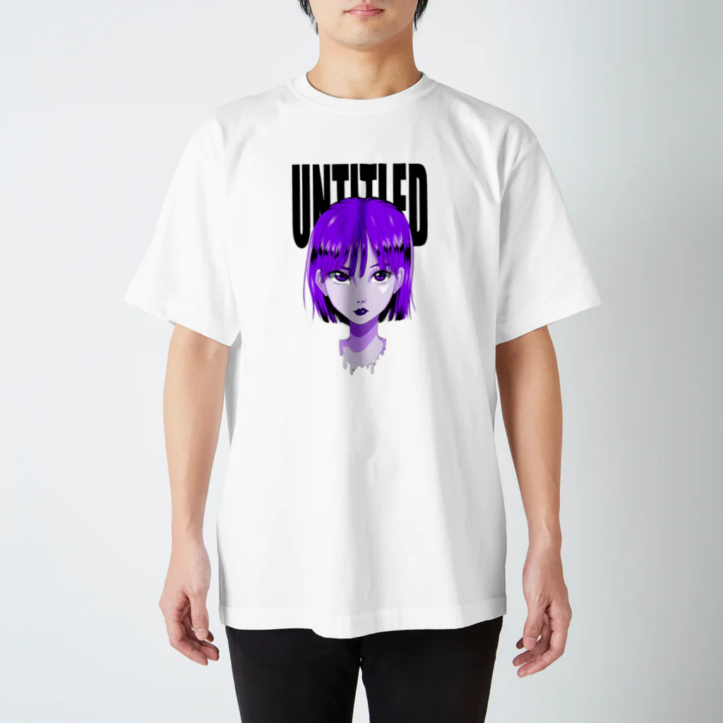 hiroのuntitled"purple" スタンダードTシャツ