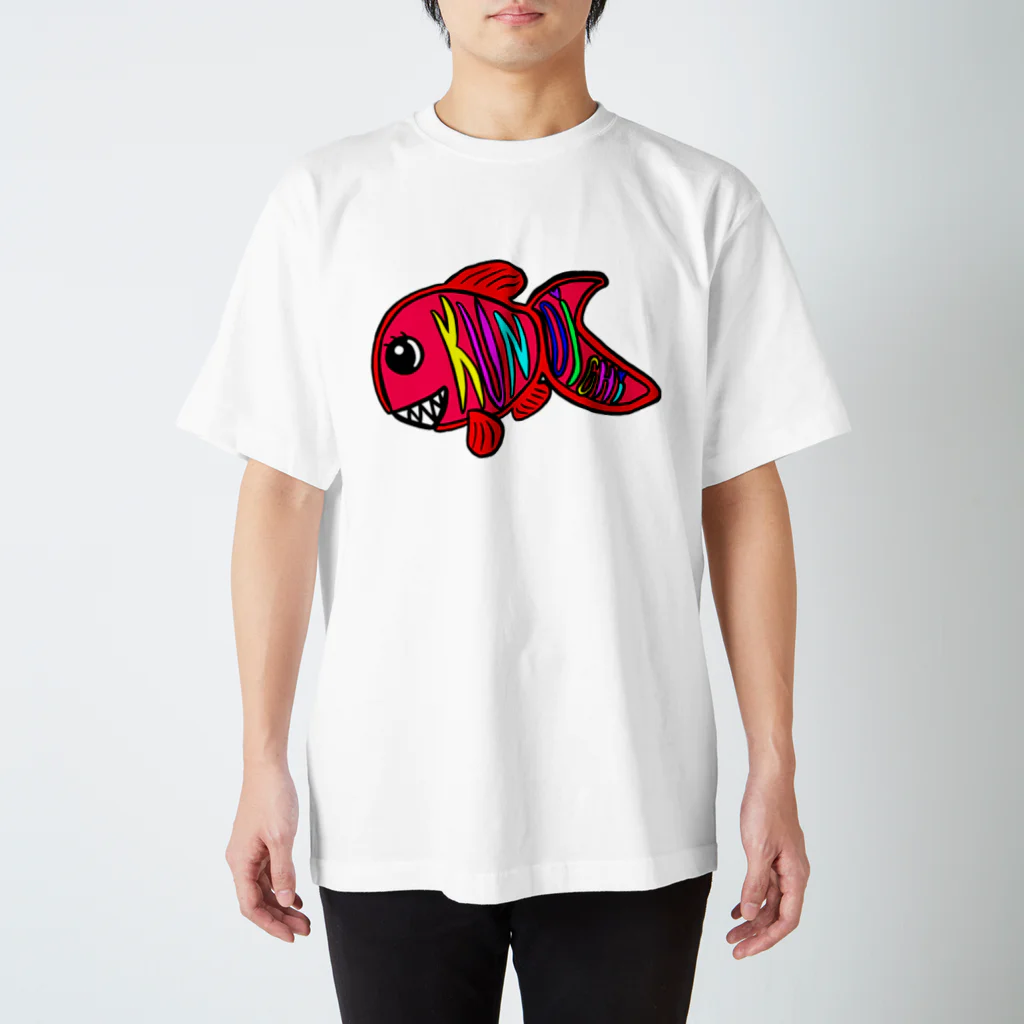 KUNOICHIのKUNOICHI金魚ロゴ スタンダードTシャツ