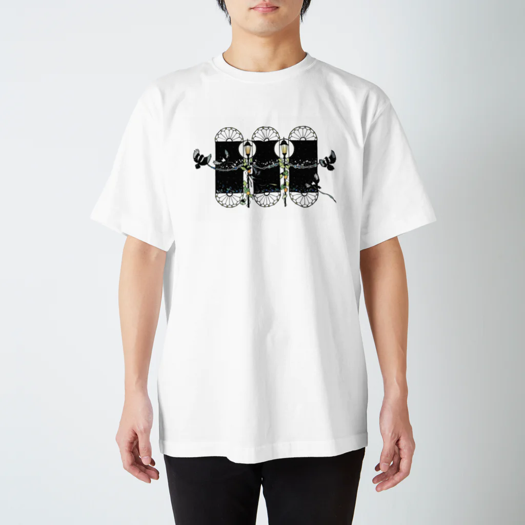 くろあの夜空の旅路 スタンダードTシャツ