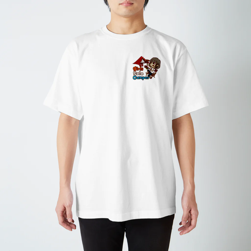 獅子舞屋のGirls solo camper 2 スタンダードTシャツ