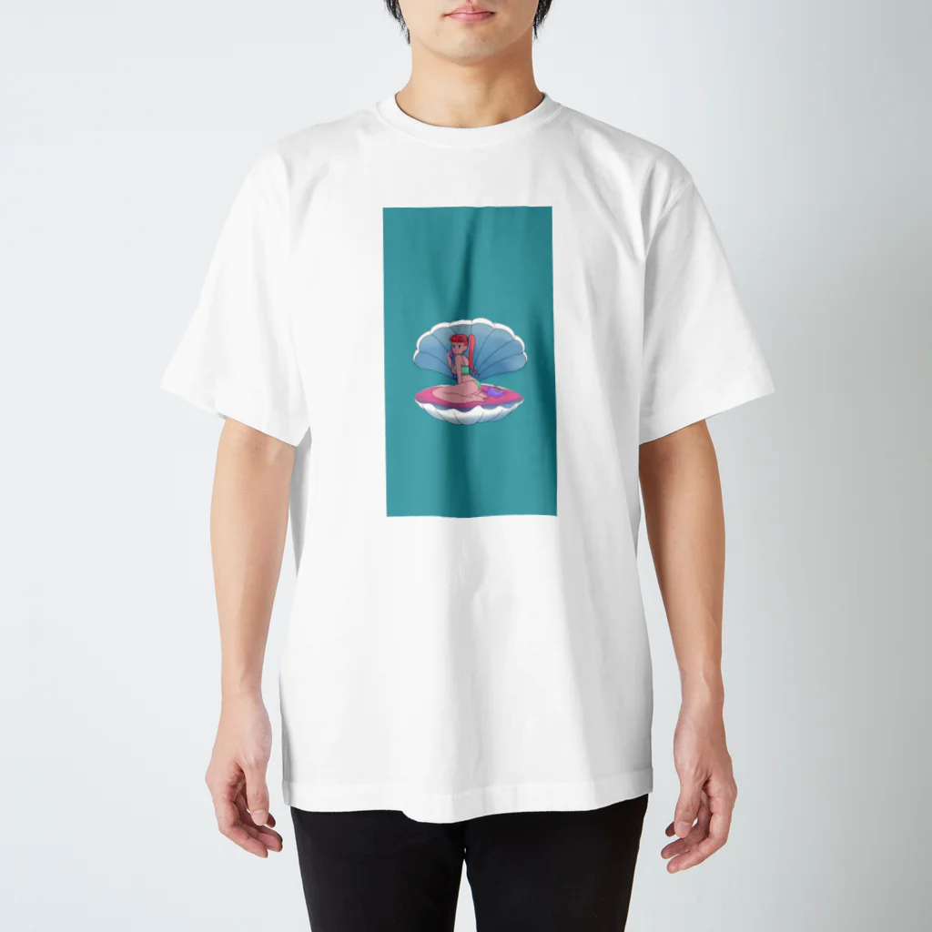 レズっ娘クラブのseashell bed スタンダードTシャツ