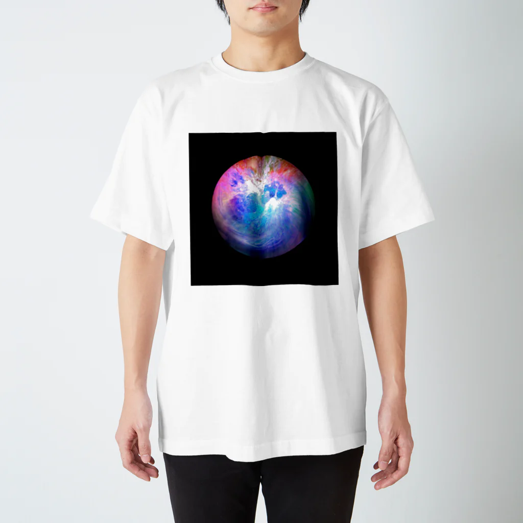 momenkoTWのGlobe22ａ/For a round heart Regular Fit T-Shirt