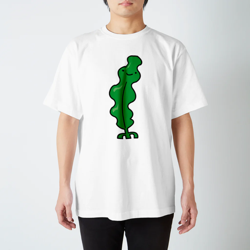 ゴロニャーのダサT屋さんのわかめの日 WAKAME SEAWEED スタンダードTシャツ