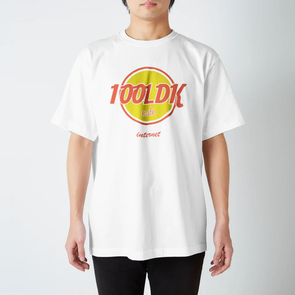 インドの牛乳屋のcafe series 100LDK ver. スタンダードTシャツ