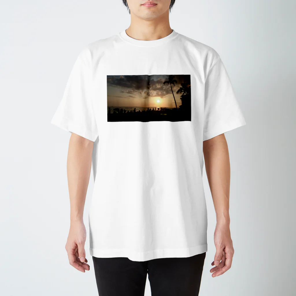 gajumaruのsunset in Hawaii スタンダードTシャツ