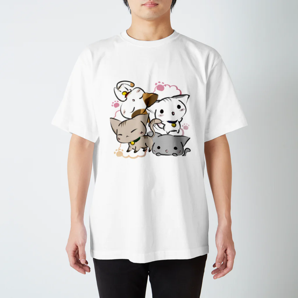 さくらいろのうさぎのふにゃん スタンダードTシャツ