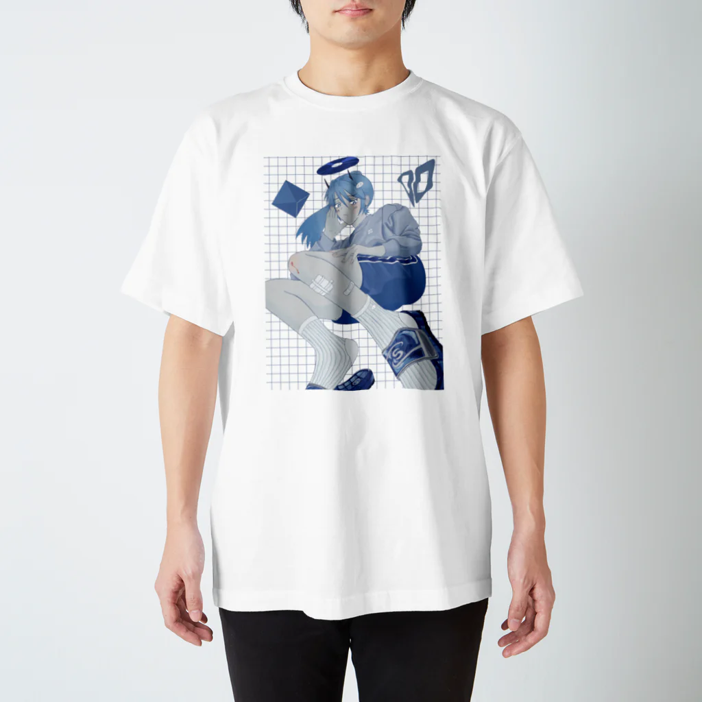 化け猫の青い女 Regular Fit T-Shirt