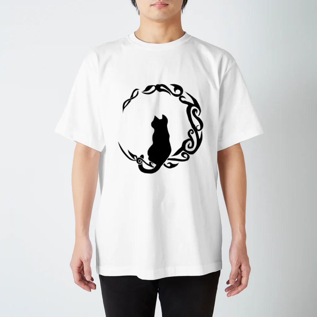 ぬいの黒猫 Regular Fit T-Shirt