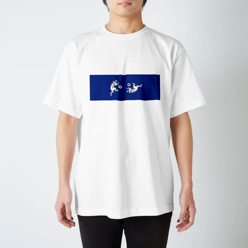 WAMI ARTの蹴球ウサ スタンダードTシャツ