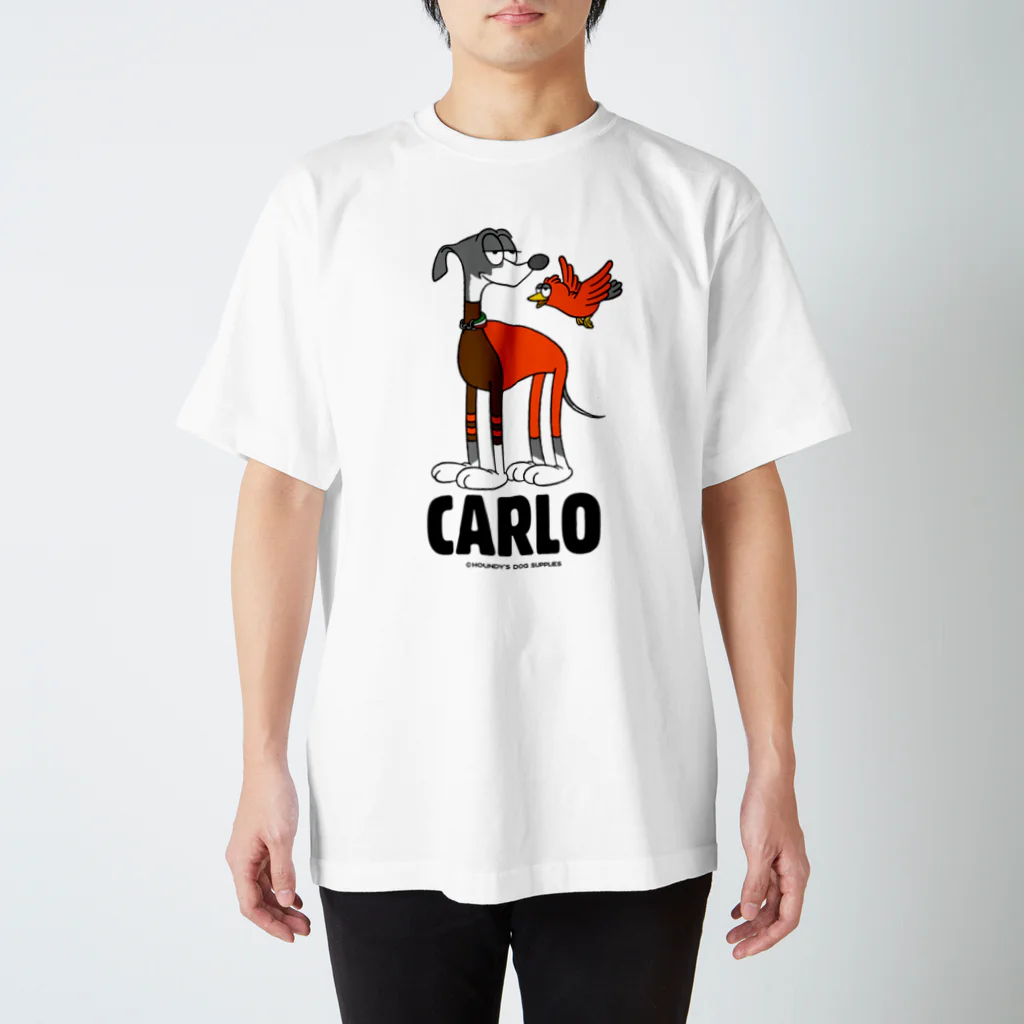 イタグレショップのCARLOくん専用 黒文字 スタンダードTシャツ