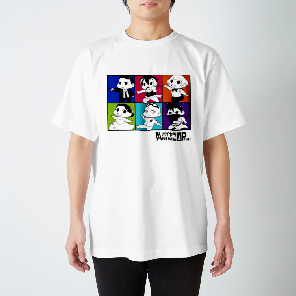 アニメOPっポイヤツのメインキャラ大集合 Regular Fit T-Shirt