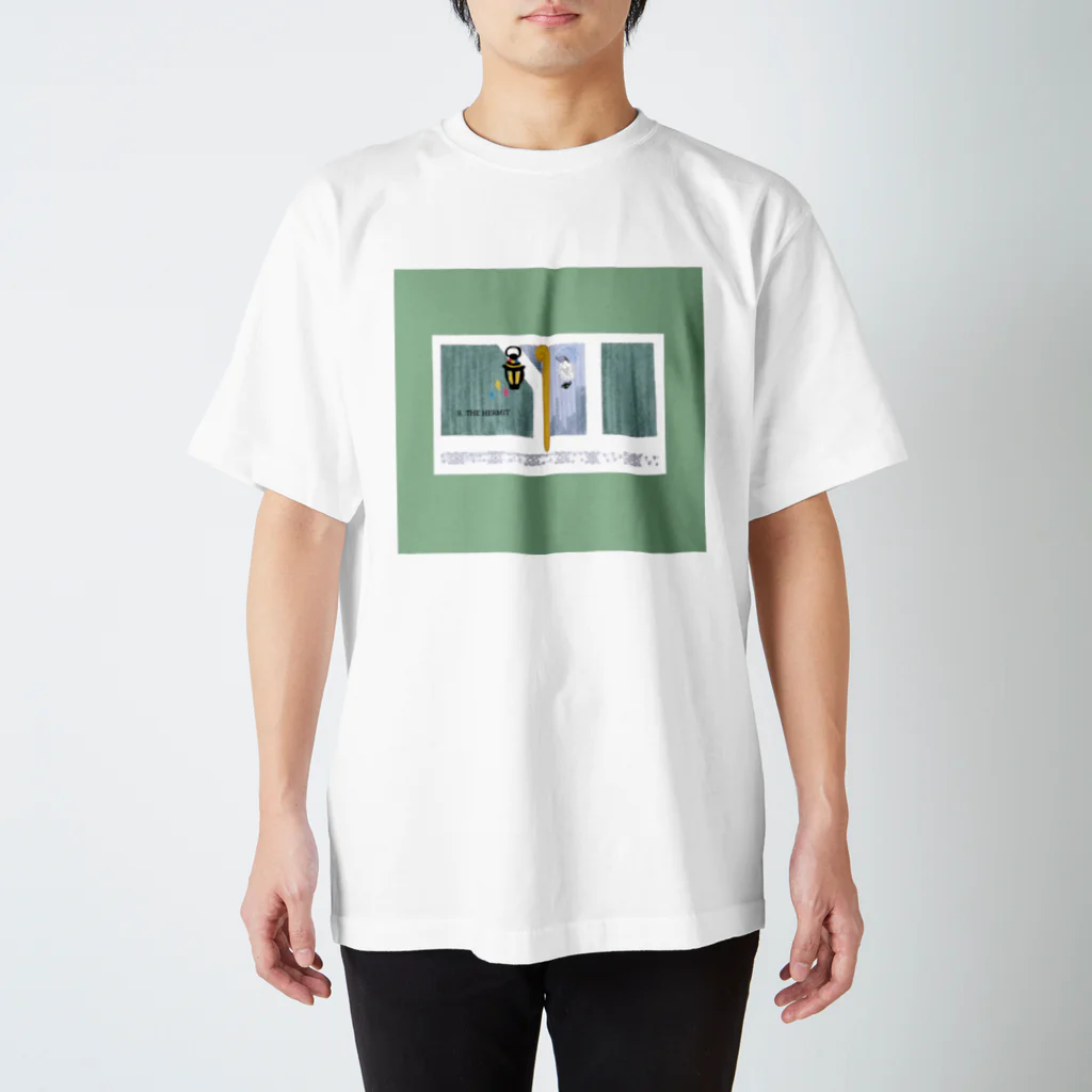 meg＊artの 9. THE HERMIT  スタンダードTシャツ