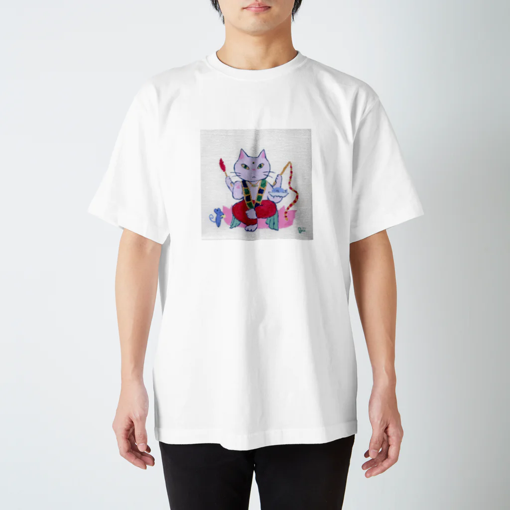 Link∞artの猫神さま Regular Fit T-Shirt