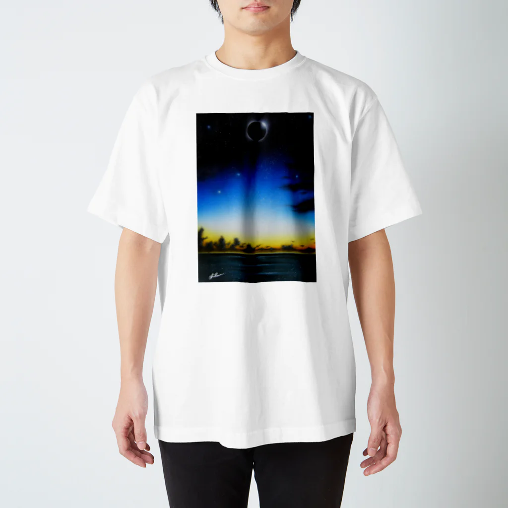 C_Colorsの皆既月食の夜 Regular Fit T-Shirt