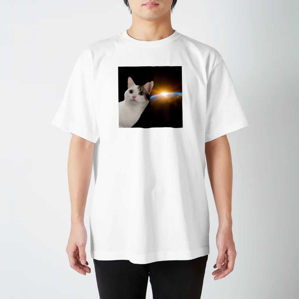 ニャァ助のスペース・トコ Regular Fit T-Shirt
