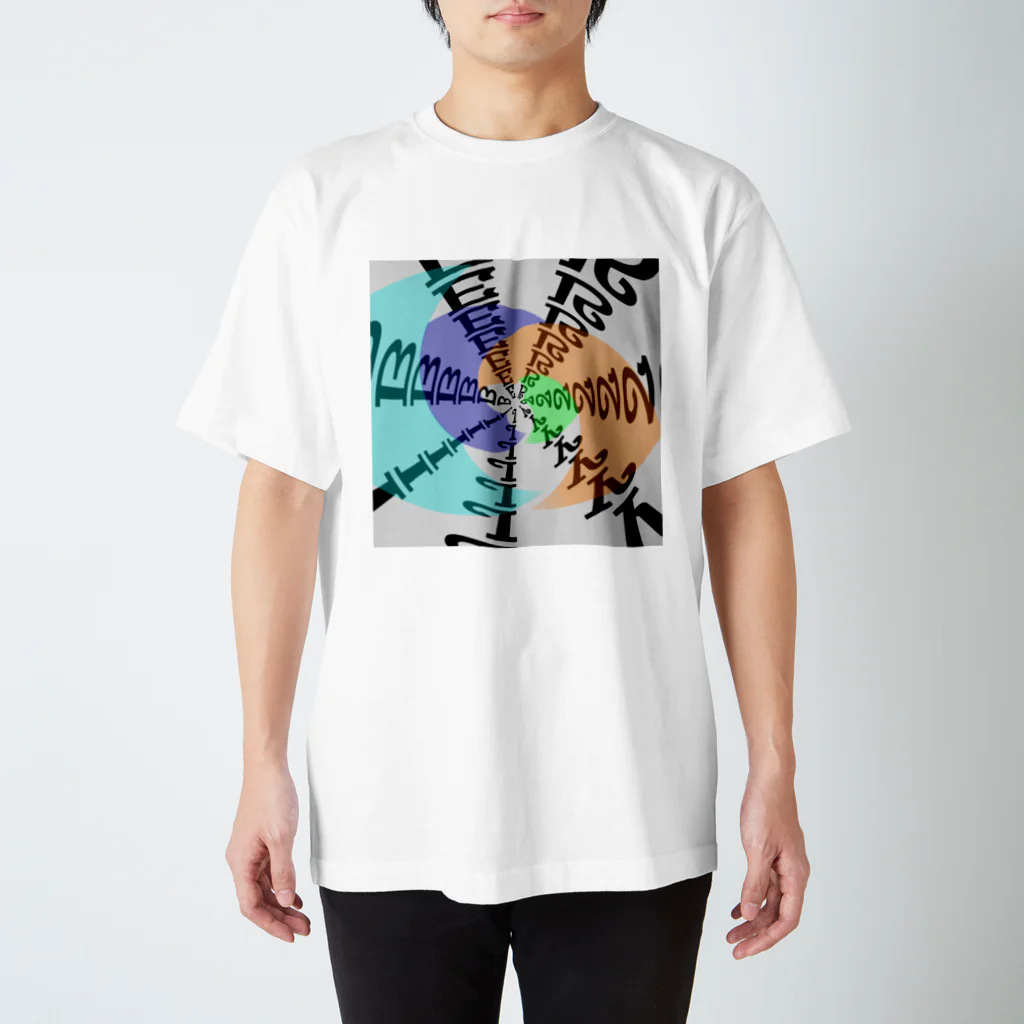 Re:3(リースリー)repeat_reset_replayのリバティー＋展開 Regular Fit T-Shirt