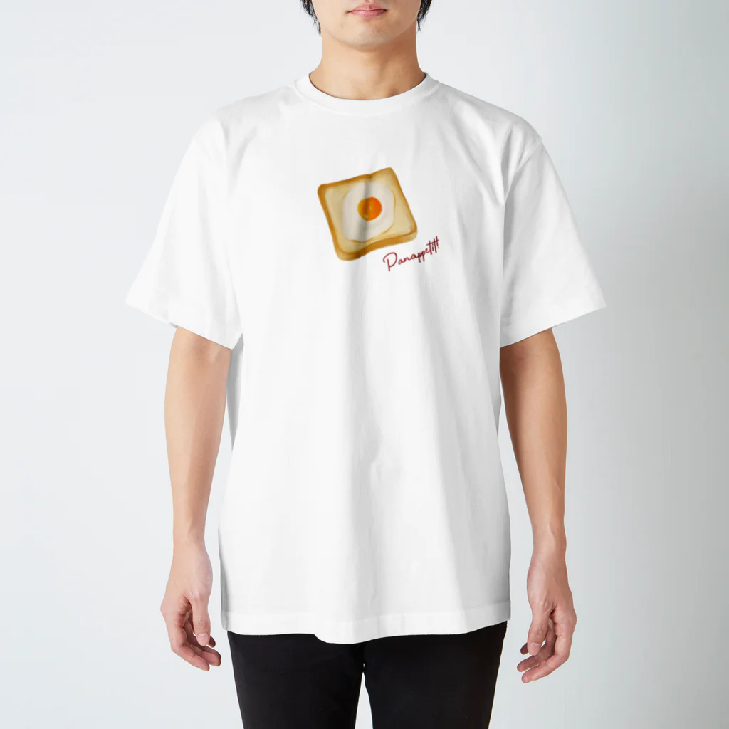 pan appetit!の目玉トースト スタンダードTシャツ