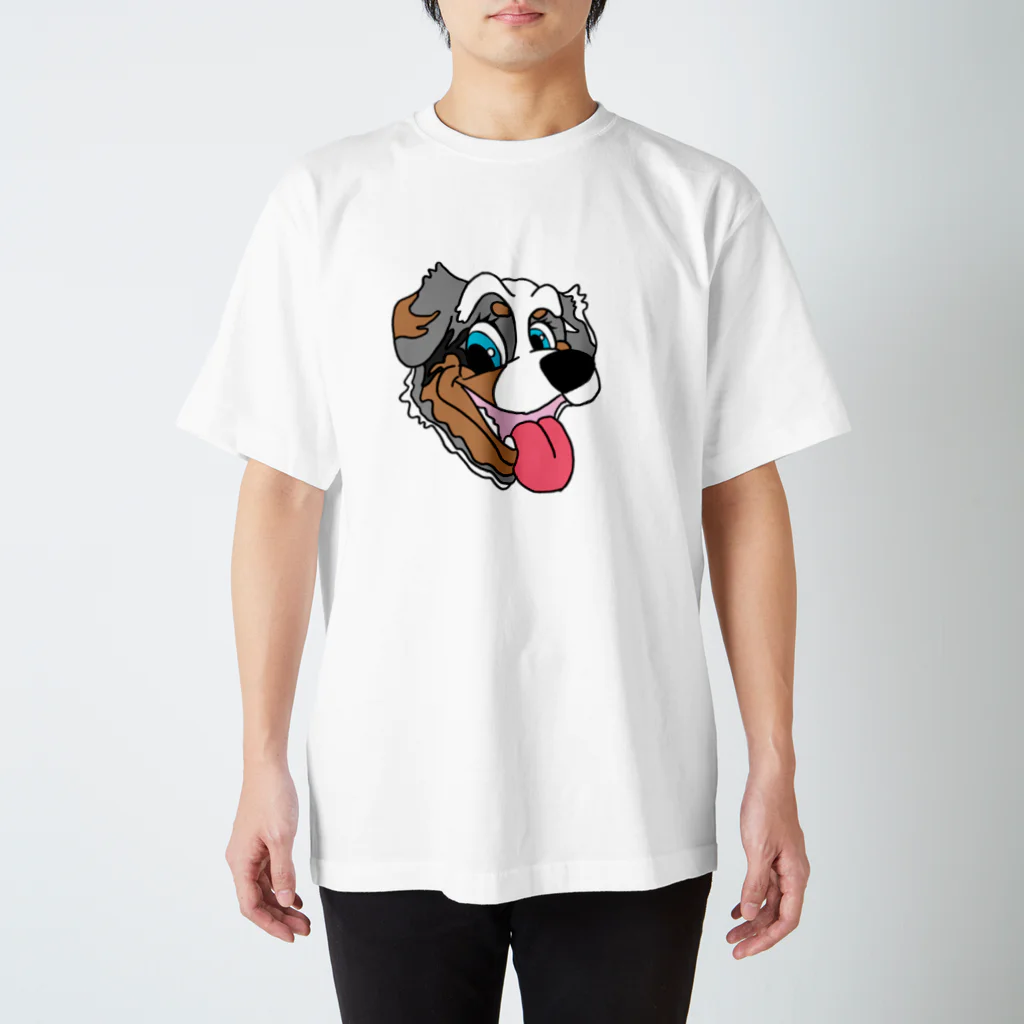 My dog storyのbordercollie ブルーマール＆タン Regular Fit T-Shirt