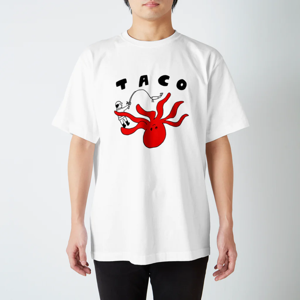 花くまゆうさくのタコ スタンダードTシャツ