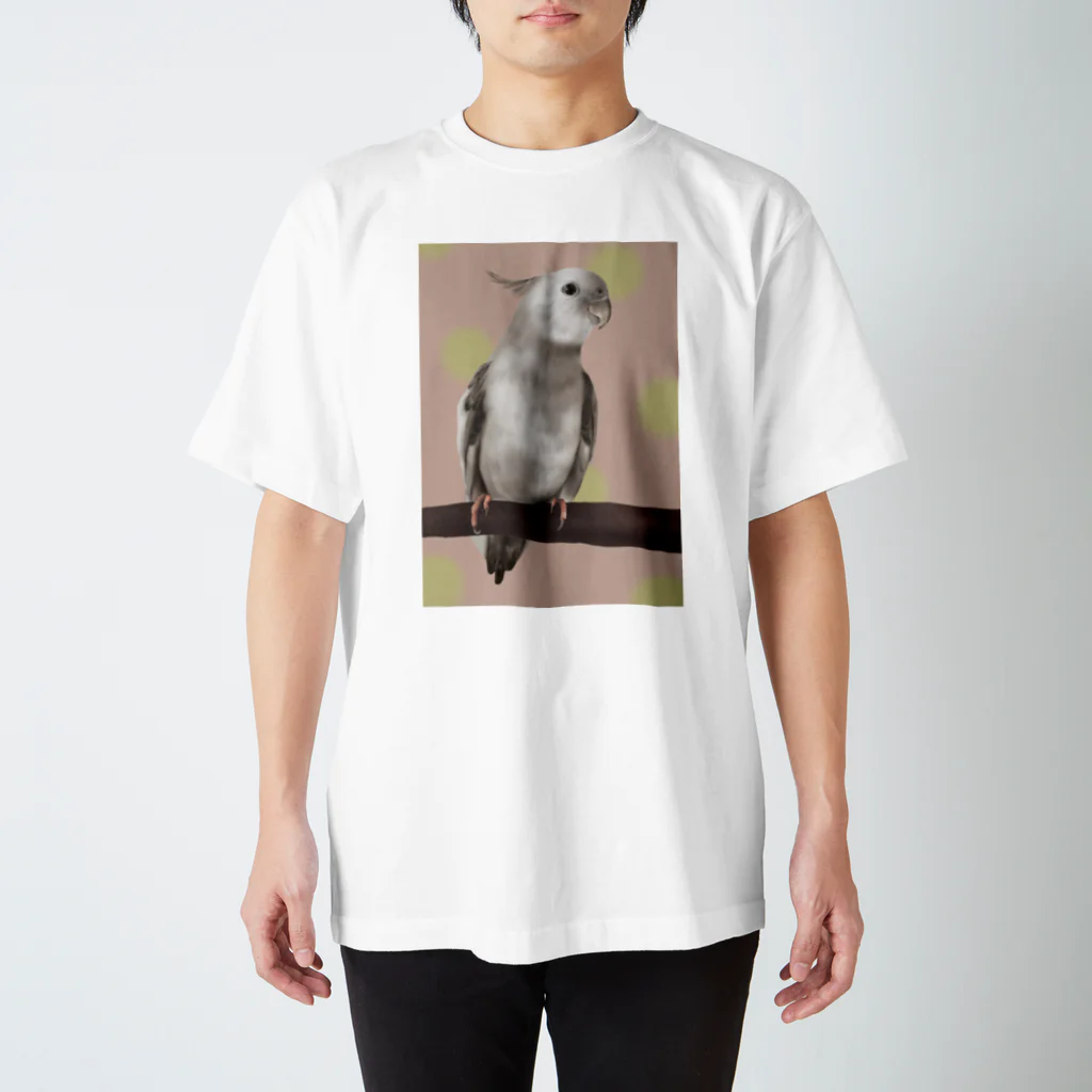 オカメインコのつみくんのオカメインコのつみくん スタンダードTシャツ