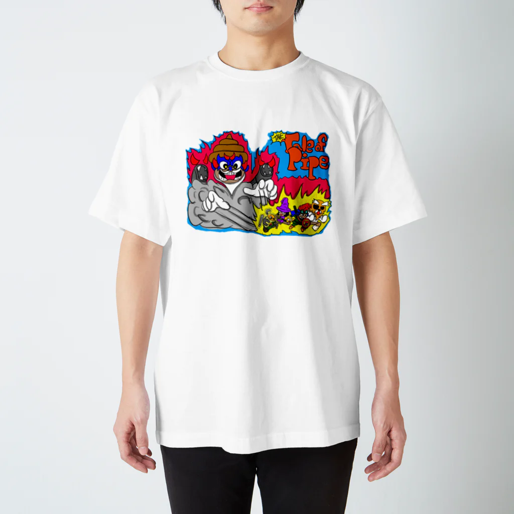 HxA paintshopの下水道アニメテイルオブパイプ スタンダードTシャツ