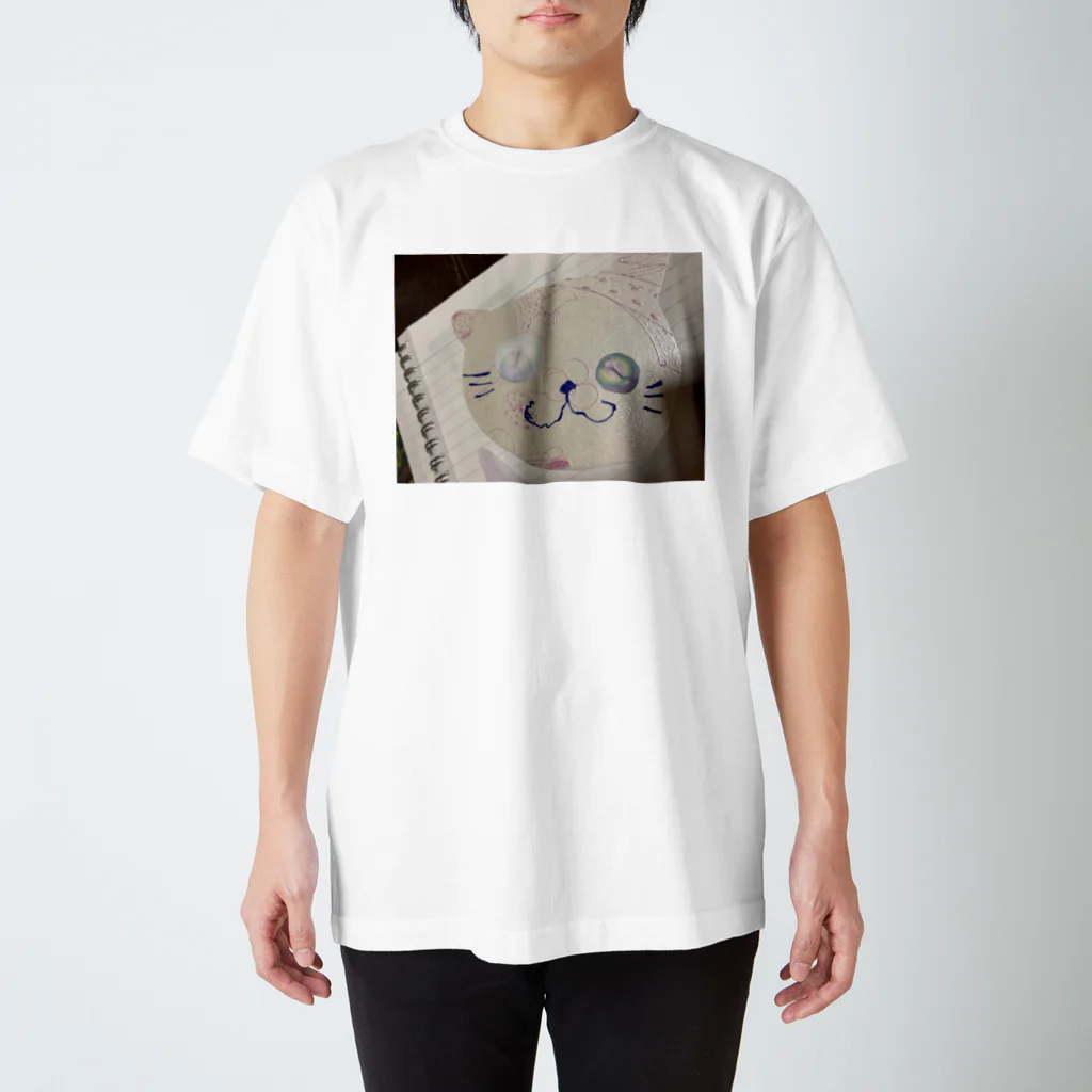 The Mineral Blueのパステルシャボンにゃんこ スタンダードTシャツ