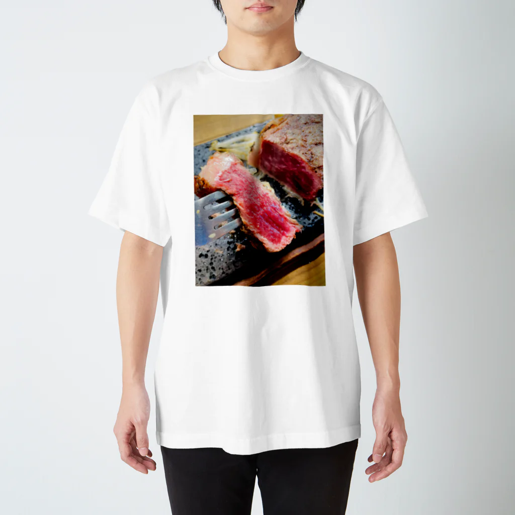 本間あきひろ うぃず ぽんチャンズの肉Tシャツ スタンダードTシャツ