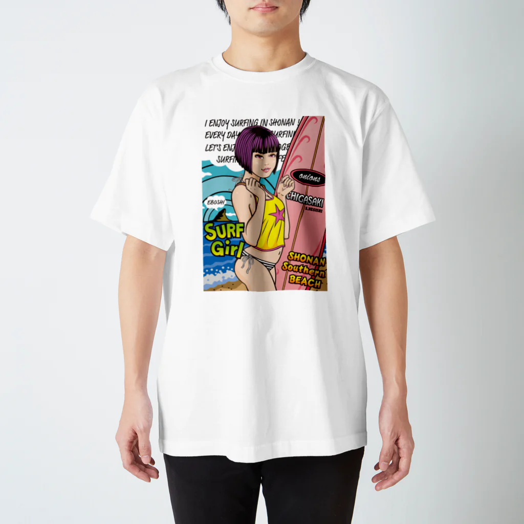 onion.vcのSurf Girl スタンダードTシャツ