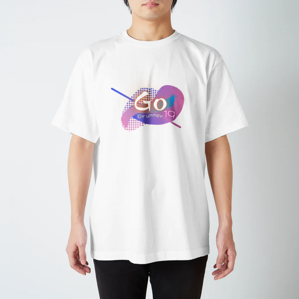 -drgo-の旗野ごう -19- birthday goods 【POPカラー】 スタンダードTシャツ