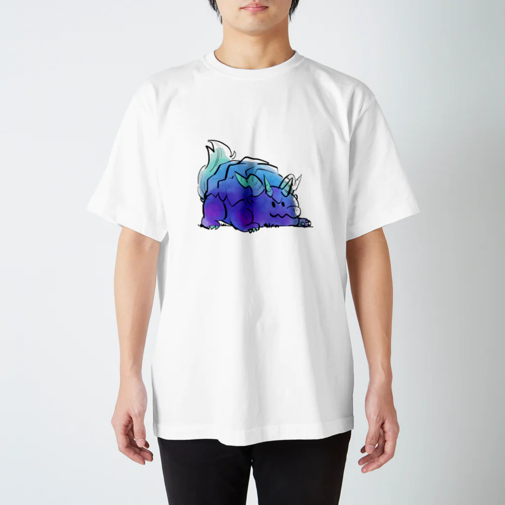 ハチノショップ　スズリ店のほふくドラゴン Regular Fit T-Shirt