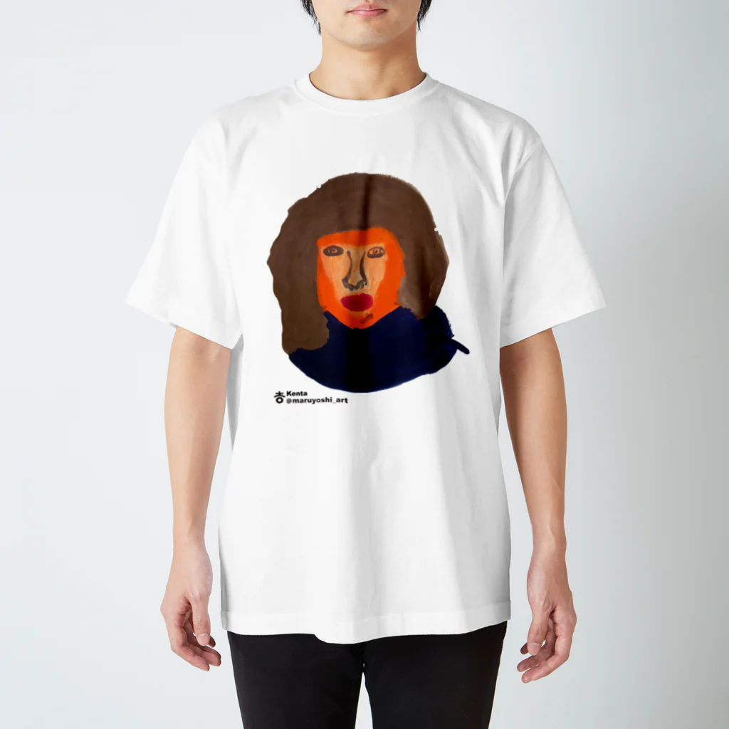 まるよし絵画教室のケンタのカノ女 Regular Fit T-Shirt