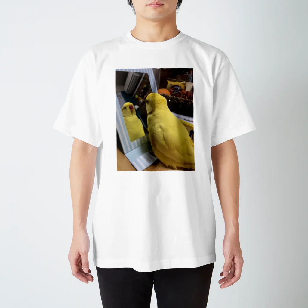 yukaのワカケホンセイインコのきいろちゃん Regular Fit T-Shirt
