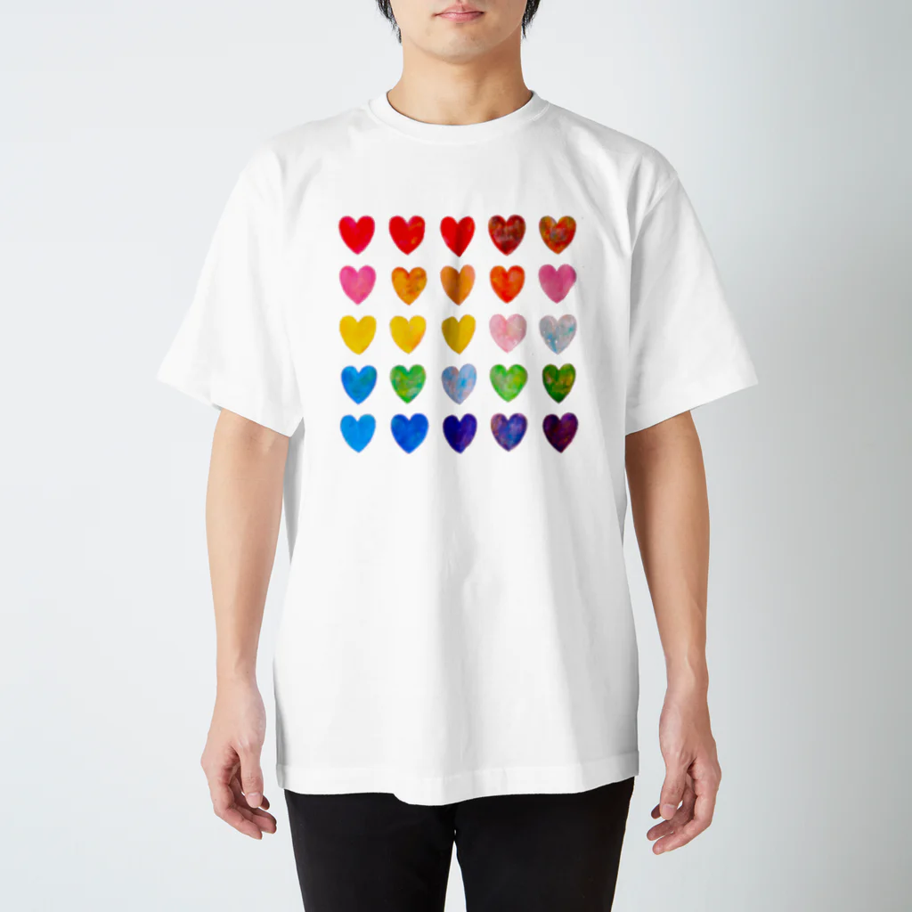 nissyheartのKoichi オリジナル ドローイングハート Regular Fit T-Shirt