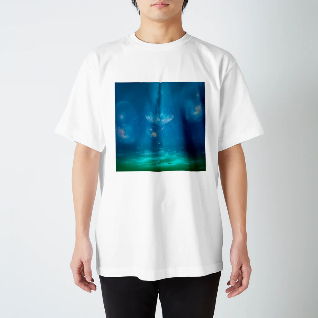 Light of the universeの瞑想の泉 Regular Fit T-Shirt