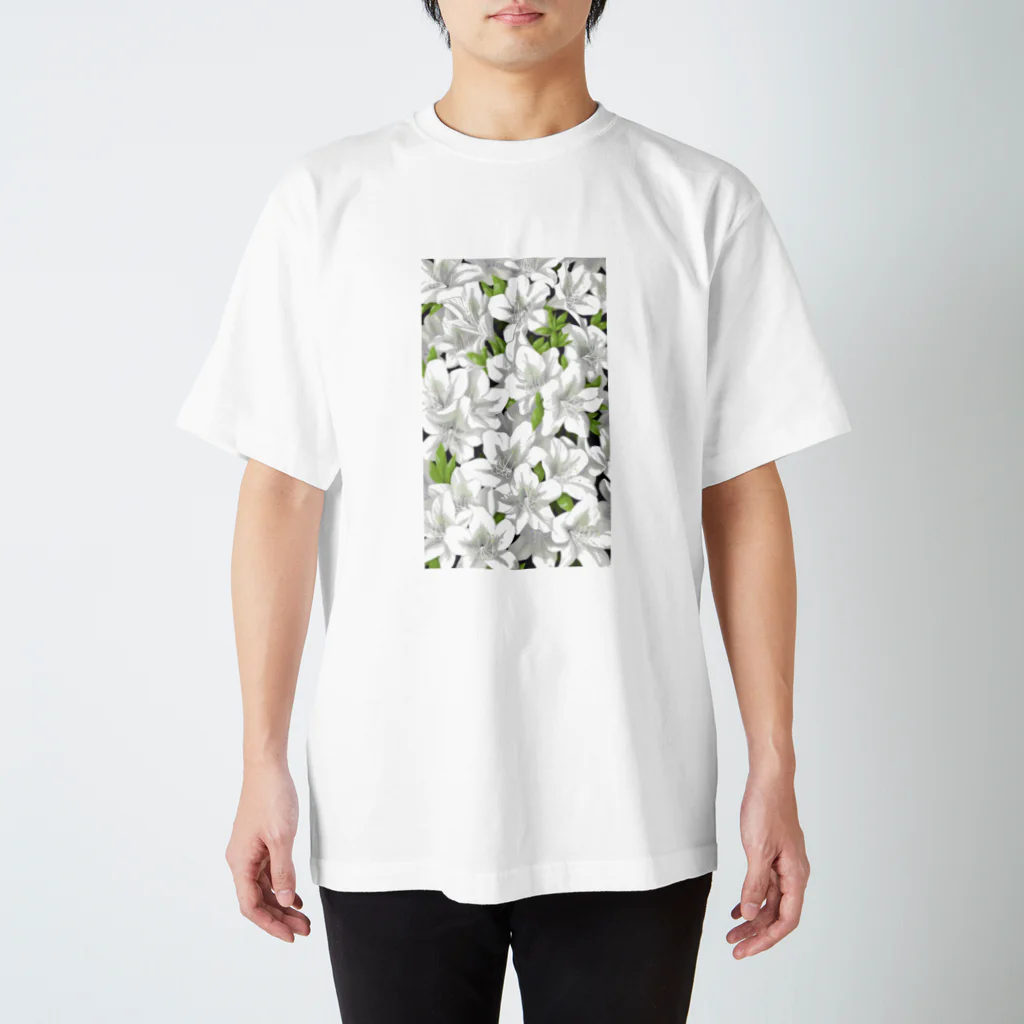 ちくわぶのみっちり白躑躅 Regular Fit T-Shirt