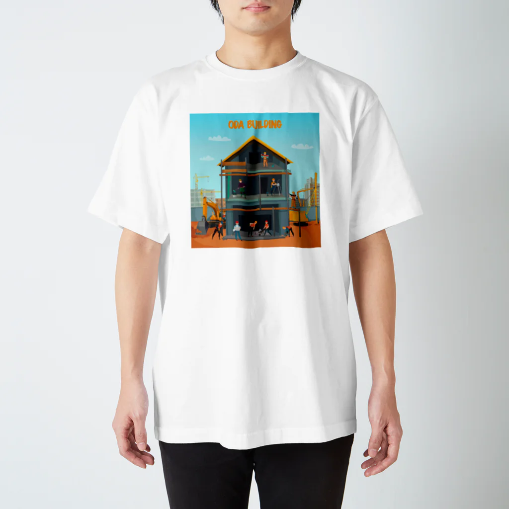 あっパブSHOPのODA BUILDING コレクション Regular Fit T-Shirt