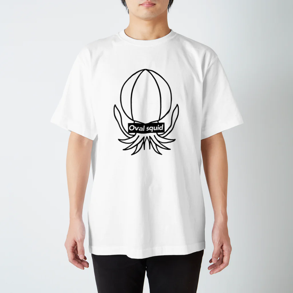 narookのアオリイカ　oval squid スタンダードTシャツ