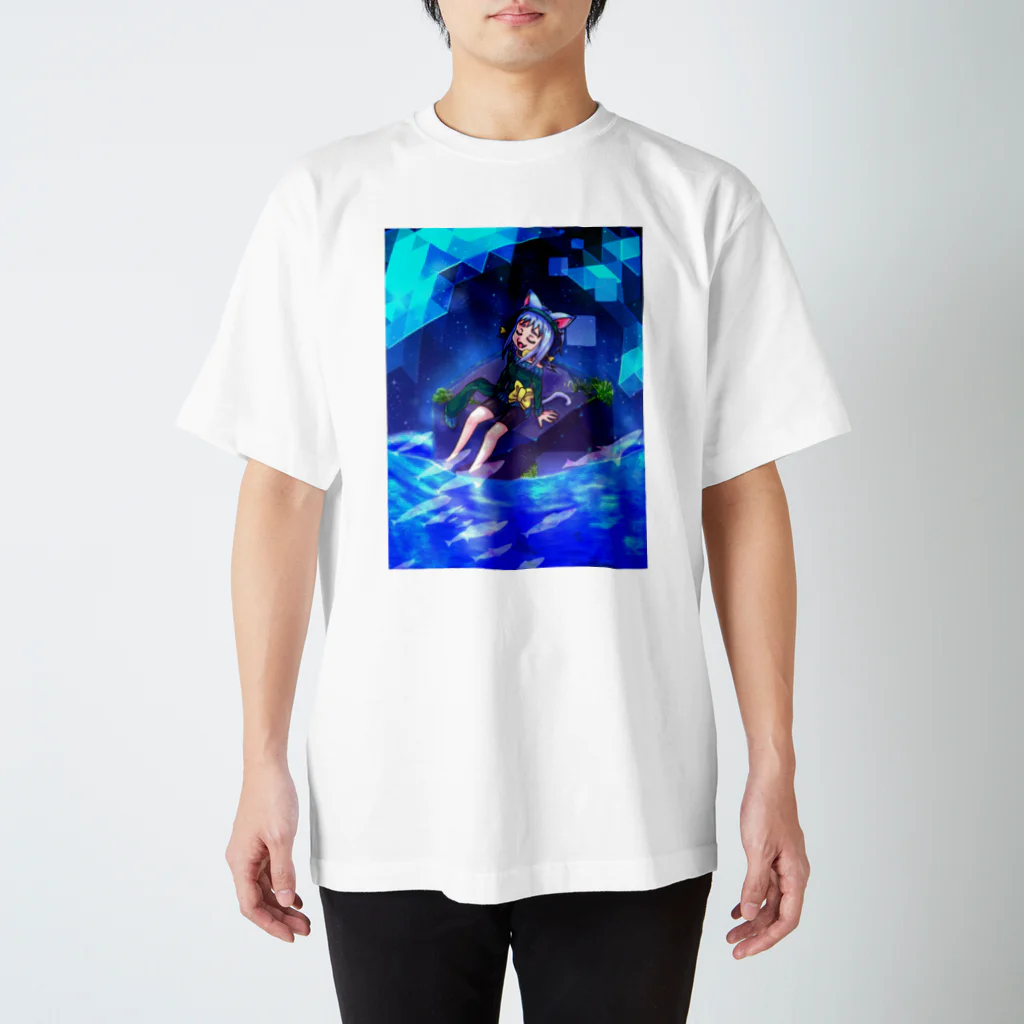 さらだの星影またたく波の花 Regular Fit T-Shirt