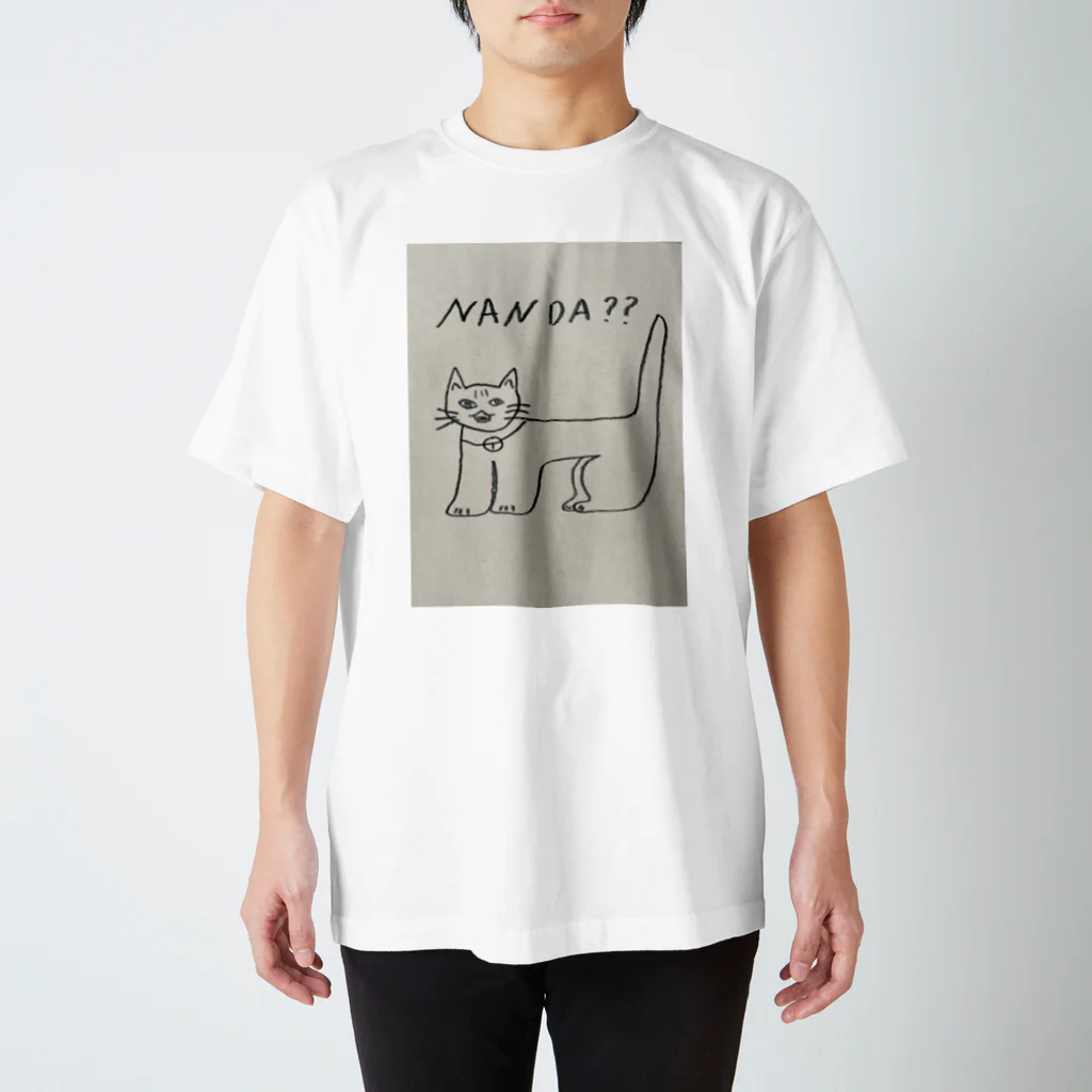 zephyrleleの猫　NEKODA☆ スタンダードTシャツ