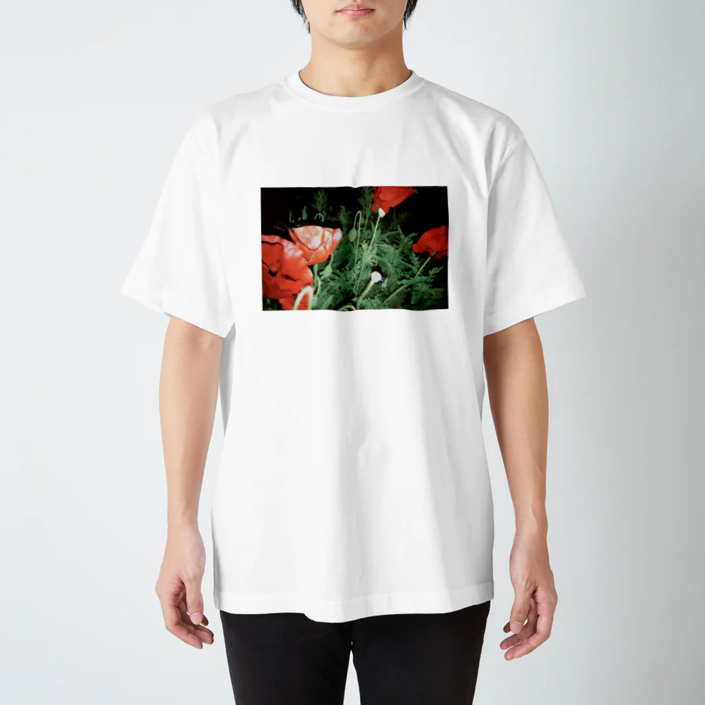 花屋　雲のぽぴーTシャツ スタンダードTシャツ