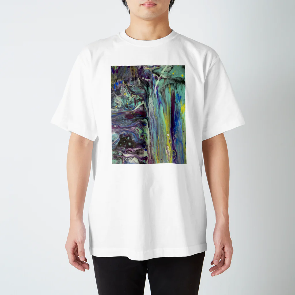 マイペースカフェのKenMatsuo フルイドアート❸ Regular Fit T-Shirt