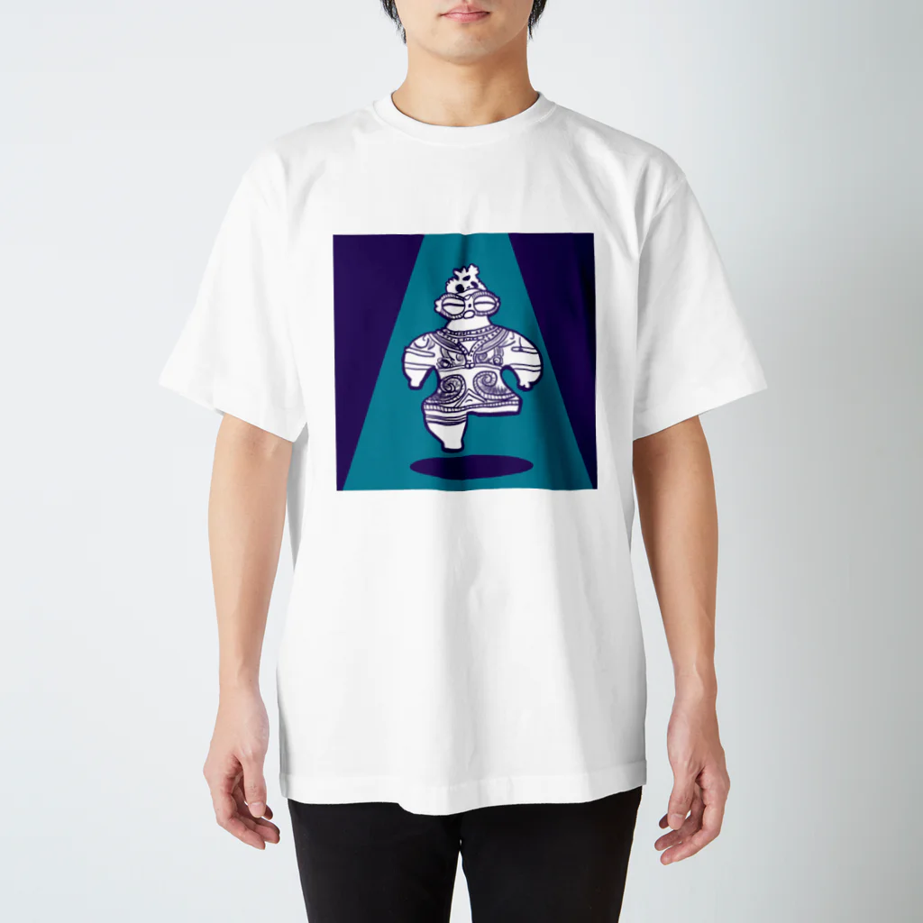 羽壱｜HANEICHIの遮光器土偶 Regular Fit T-Shirt