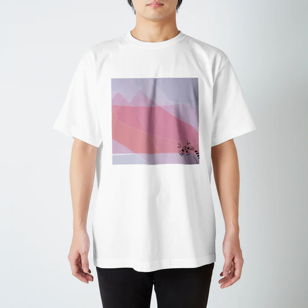 mapechiのトラネコしまお、カメレオンになる Regular Fit T-Shirt