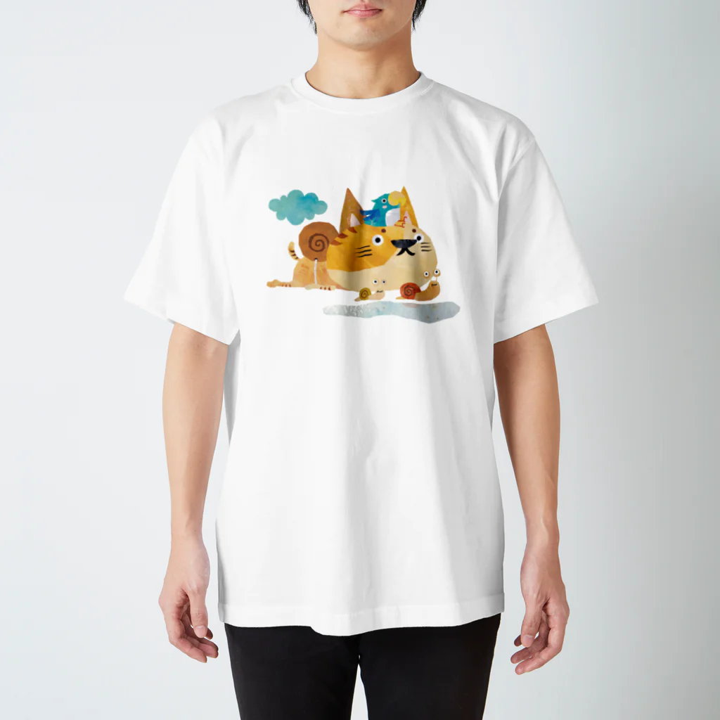 せのおしんやのでんでんねこねこ スタンダードTシャツ