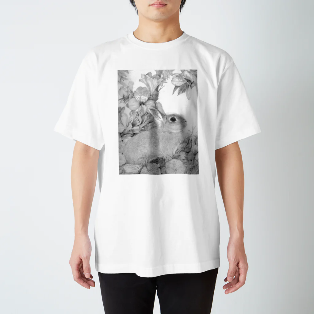 ここだけの銅版画SHOPのうさぎシリーズ２ Regular Fit T-Shirt